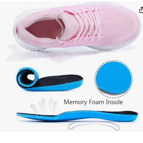 Pink slip on walking sneaker - Picture 9 of 9